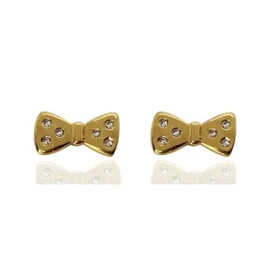 BRINCO LACINHO PEQUENO COM PONTOS EM ZIRCONIAS