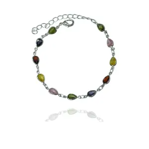 PULSEIRA ZIRCÔNIAS GOTAS 4X6