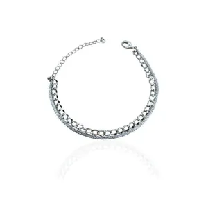 PULSEIRA DUPLA ELOS E FILETE TRABALHADO
