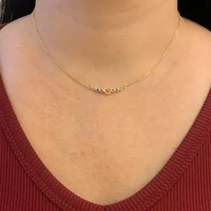 COLAR CORAÇÃO E ZIRCÔNIAS