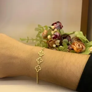 PULSEIRA TREVO VAZADO