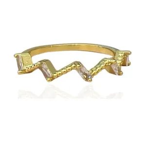 ANEL ZIGZAG COM BAGUETES