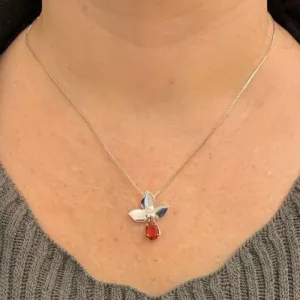 COLAR FLOR COM GOTA