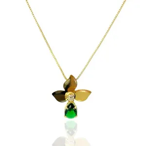 COLAR FLOR COM GOTA