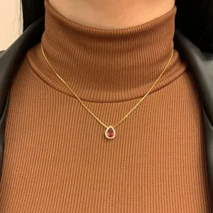 COLAR GOTA CRAVEJADO EM VOLTA