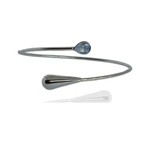 BRACELETE GOTA LISA E GOTA EM ZIRCÔNIA