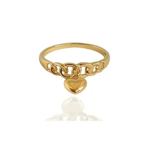 ANEL ELOS COM CORAÇÃO PENDURADO