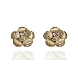 BRINCO FLOR PÉTALA MADREPÉROLA