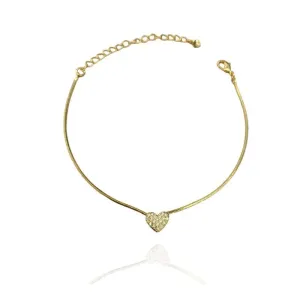 PULSEIRA CORAÇÃO CRAVEJADO