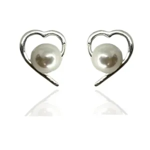 BRINCO PÉROLA CORAÇÃO