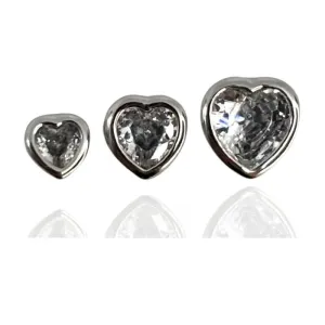 BRINCO TRIO CORAÇÃO CRISTAL