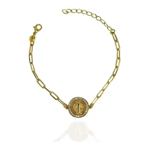 PULSEIRA CARTIER SÃO BENTO CRAVEJADO EM VOLTA