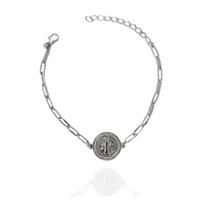 PULSEIRA CARTIER SÃO BENTO CRAVEJADO EM VOLTA