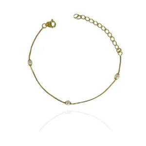 PULSEIRA VENEZIANA COM PÉROLA