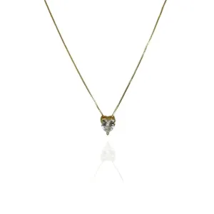 COLAR CORAÇÃO CRAVEJADO