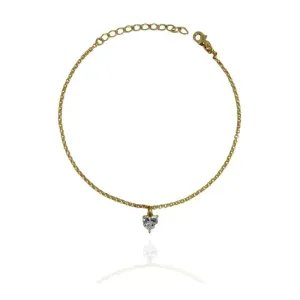 TORNOZELEIRA ELO PORTUGUÊS CORAÇÃO