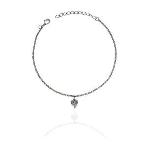 TORNOZELEIRA ELO PORTUGUÊS CORAÇÃO