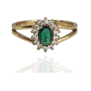 ANEL OVAL CRAVEJADO