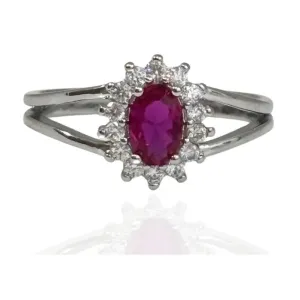 ANEL OVAL CRAVEJADO