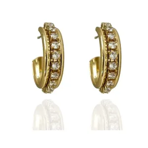 ARGOLA P DE TARRAXA COM ZIRCÔNIAS NO MEIO