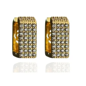 ARGOLA QUADRADA CRAVEJADA