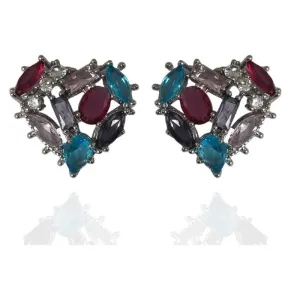 BRINCO CORAÇÃO TODO EM PEDRAS