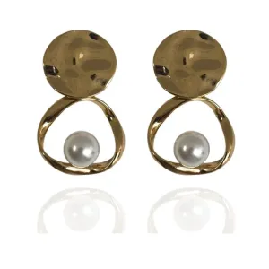 BRINCO ORGÂNICO MARTELADO COM PÉROLA