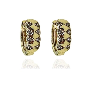 ARGOLA P COM DETALHES E ZIRCÔNIAS
