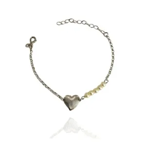 PULSEIRA CORAÇÃO E PÉROLAS