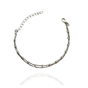 PULSEIRA DUPLA VENEZIANA E BOLINHAS