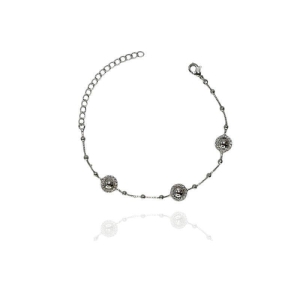 PULSEIRA COM ESFERAS E ZIRCÔNIAS CORRENTE BOLINHAS