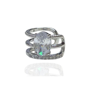 PIERCING FAKE ZIRCÔNIA OVAL
