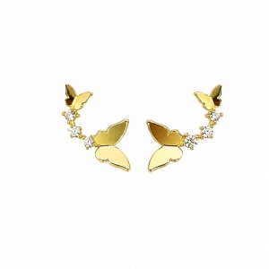 BRINCO EAR CUFF BORBOLETAS