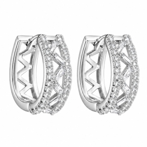 ARGOLA DETALHES BAGUETES EM V