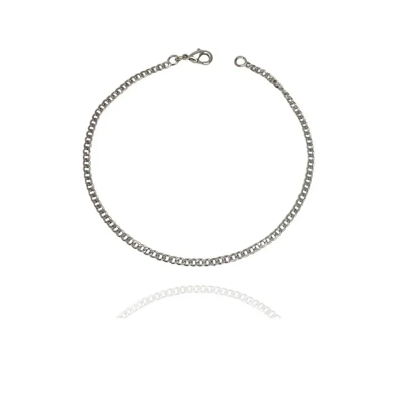 PULSEIRA MASCULINA GRUME CURTA DIAMANTADA 2MM