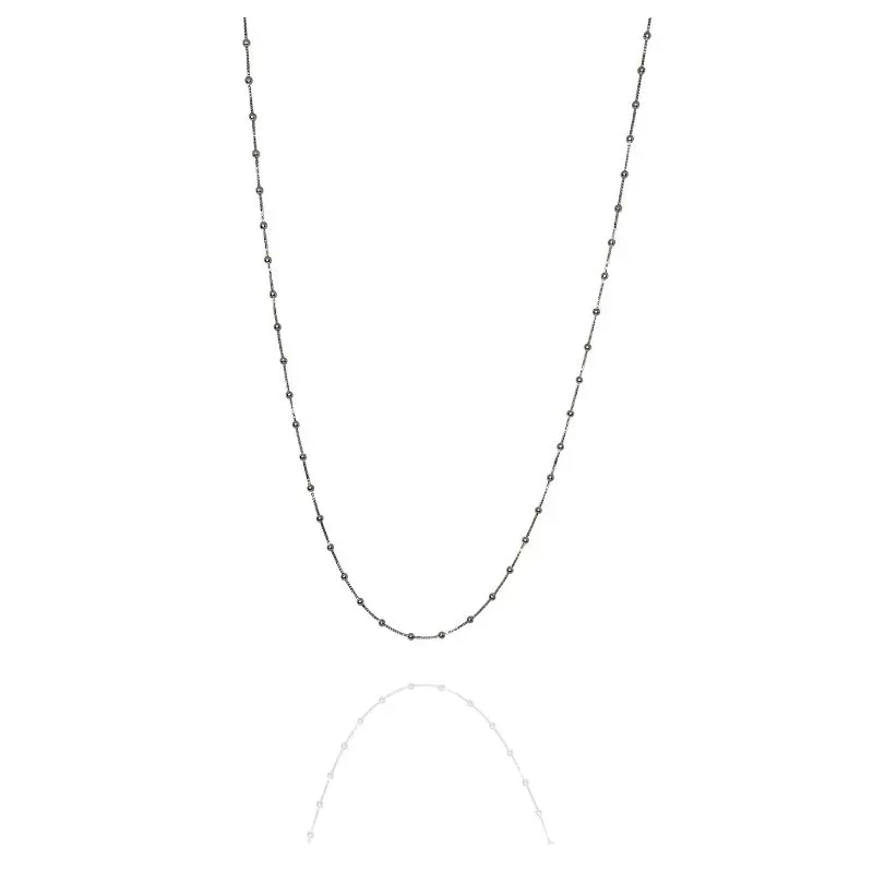COLAR LONGO VENEZIANA E BOLINHAS 2,5MM