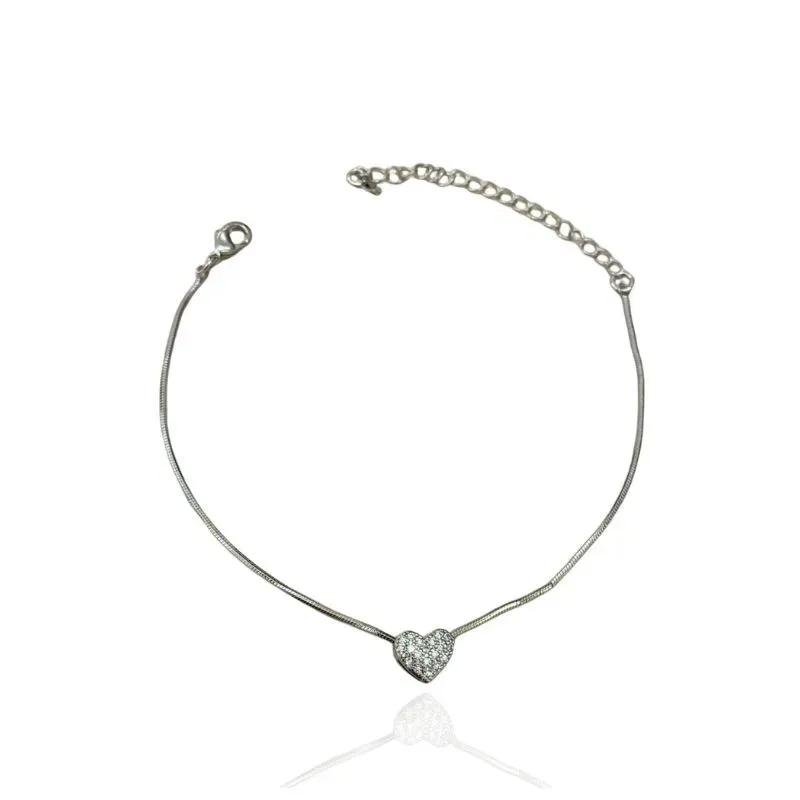 PULSEIRA CORAÇÃO CRAVEJADO