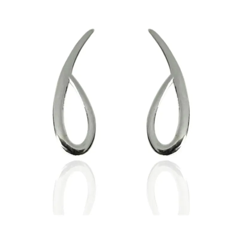 BRINCO LISO GOTA COM PONTA