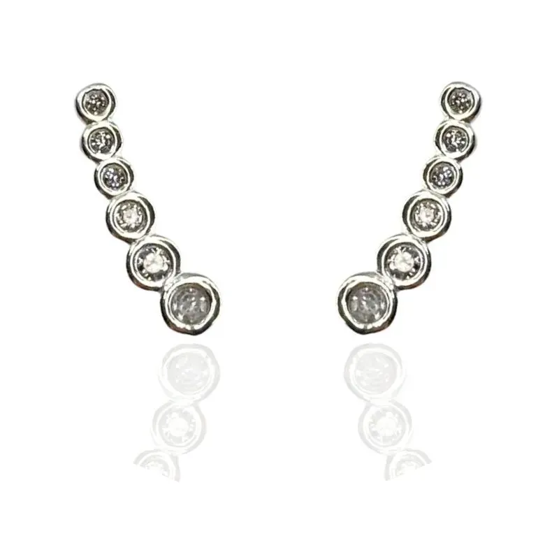 BRINCO MINI EAR CUFF 6 ZIRCÔNIAS