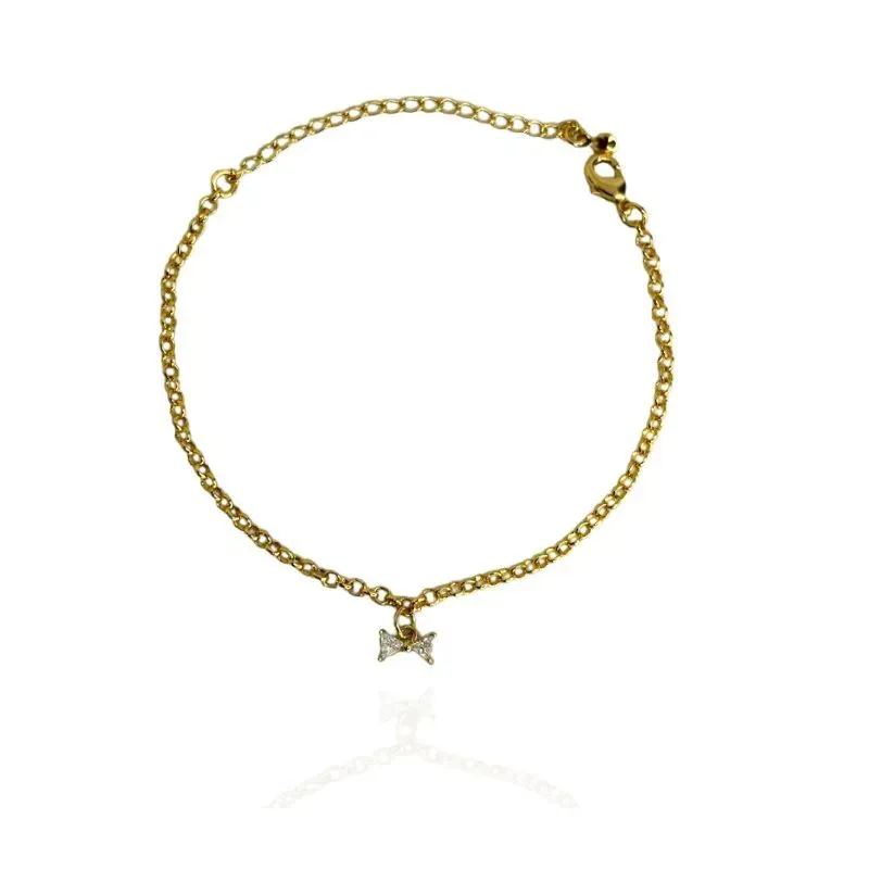 PULSEIRA ELO PORTUGUÊS PINGENTE LAÇO