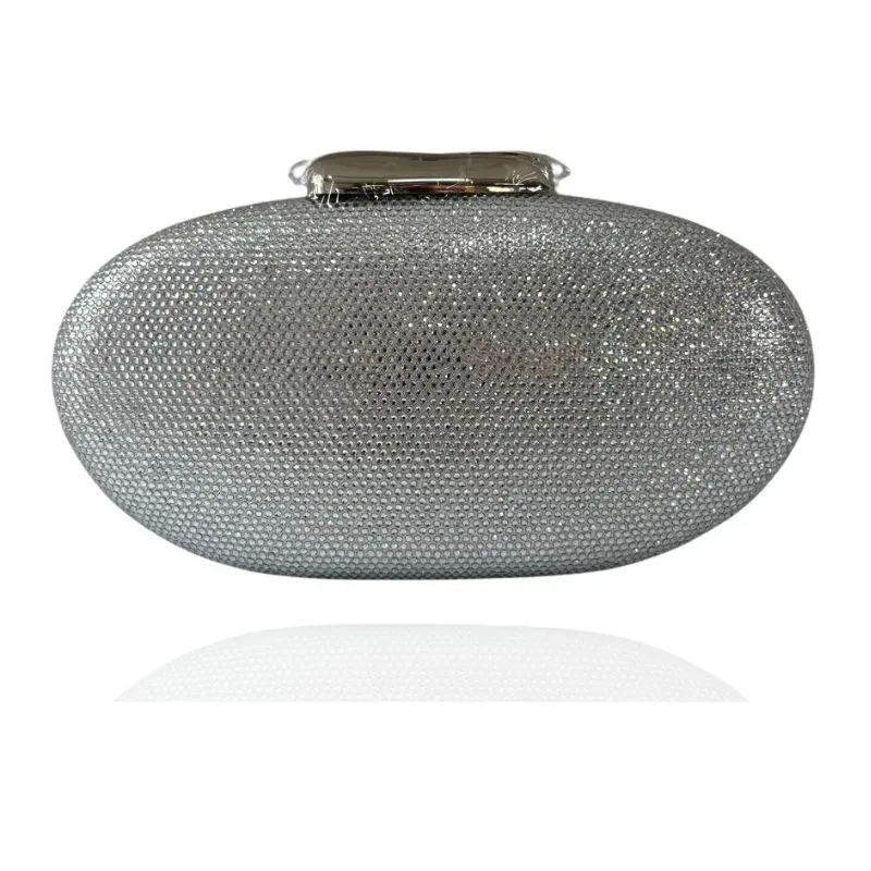 CLUTCH OVAL COM CRISTAIS