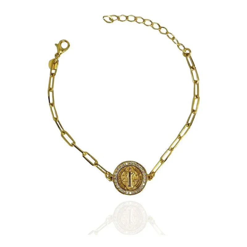 PULSEIRA CARTIER SÃO BENTO CRAVEJADO EM VOLTA