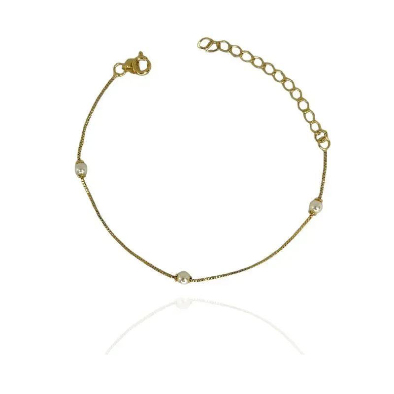 PULSEIRA VENEZIANA COM PÉROLA