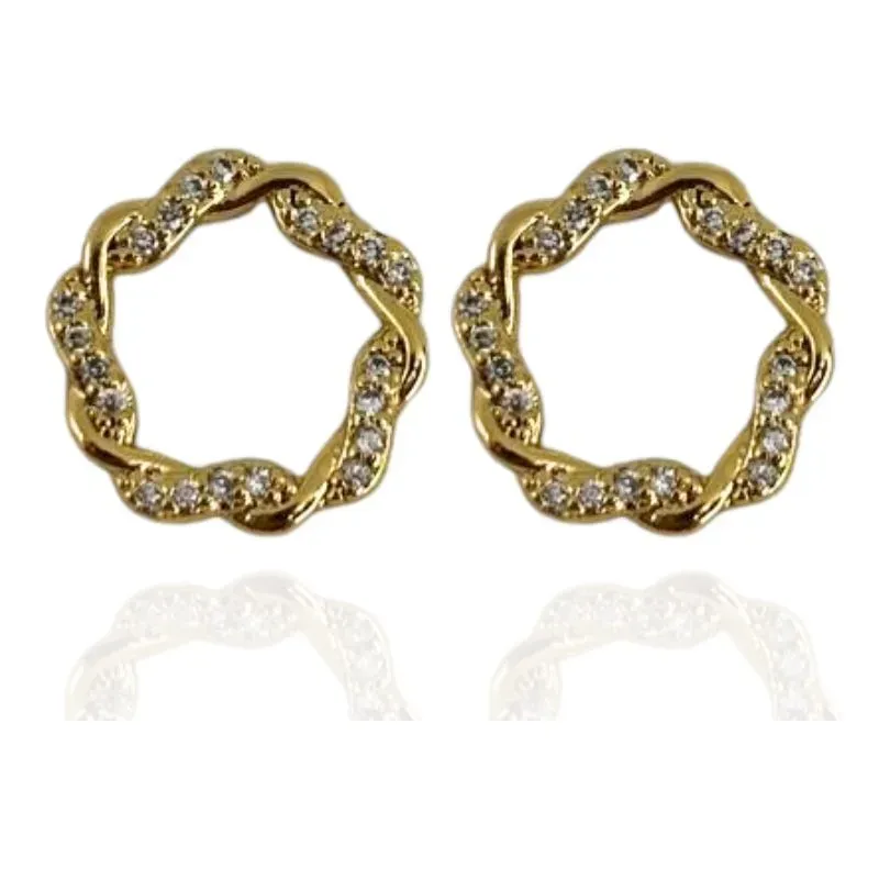 BRINCO TORCIDO CRAVEJADO