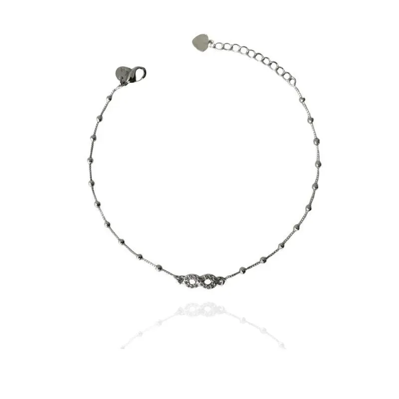 PULSEIRA BOLINHA INFINITO CRAVEJADO