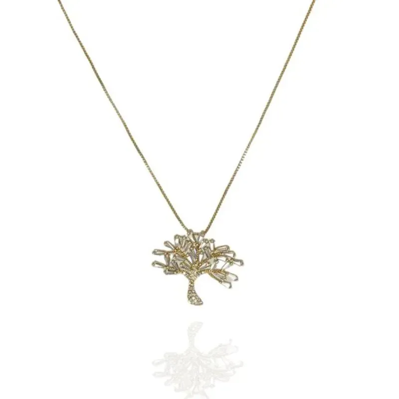 COLAR ÁRVORE DA VIDA BAGUETES