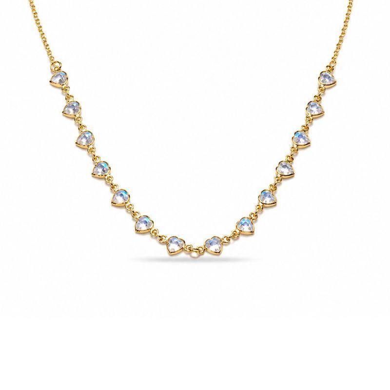 CHOKER ZIRCÔNIAS CORAÇÃO