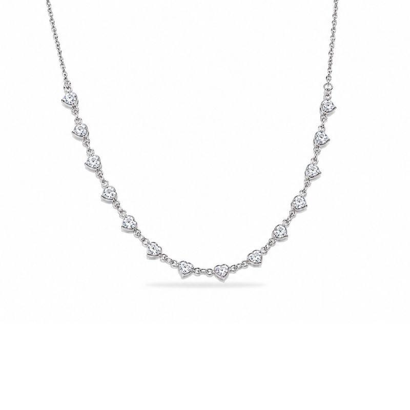 CHOKER ZIRCÔNIAS CORAÇÃO