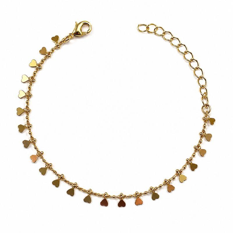 PULSEIRA GRUME COM CORAÇÕES CHAPADOS