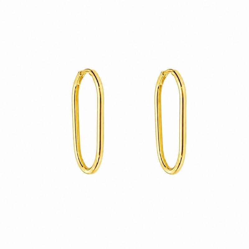 ARGOLA OVAL FINA LISA P